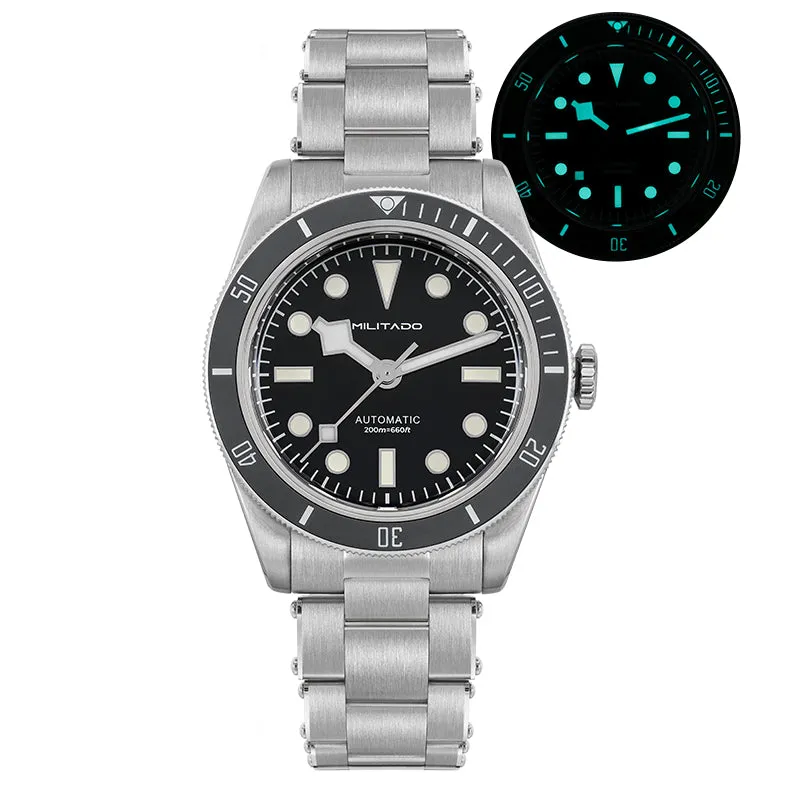 38mm Militado Retro BB58 NH35 Automatic Watch with ML06 Model
