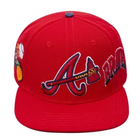 MLB ATLANTA BRAVES HOMETOWN WOOL UNISEX SNAPBACK (RED)