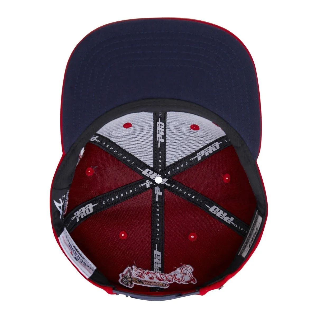 MLB ATLANTA BRAVES HOMETOWN WOOL UNISEX SNAPBACK (RED)