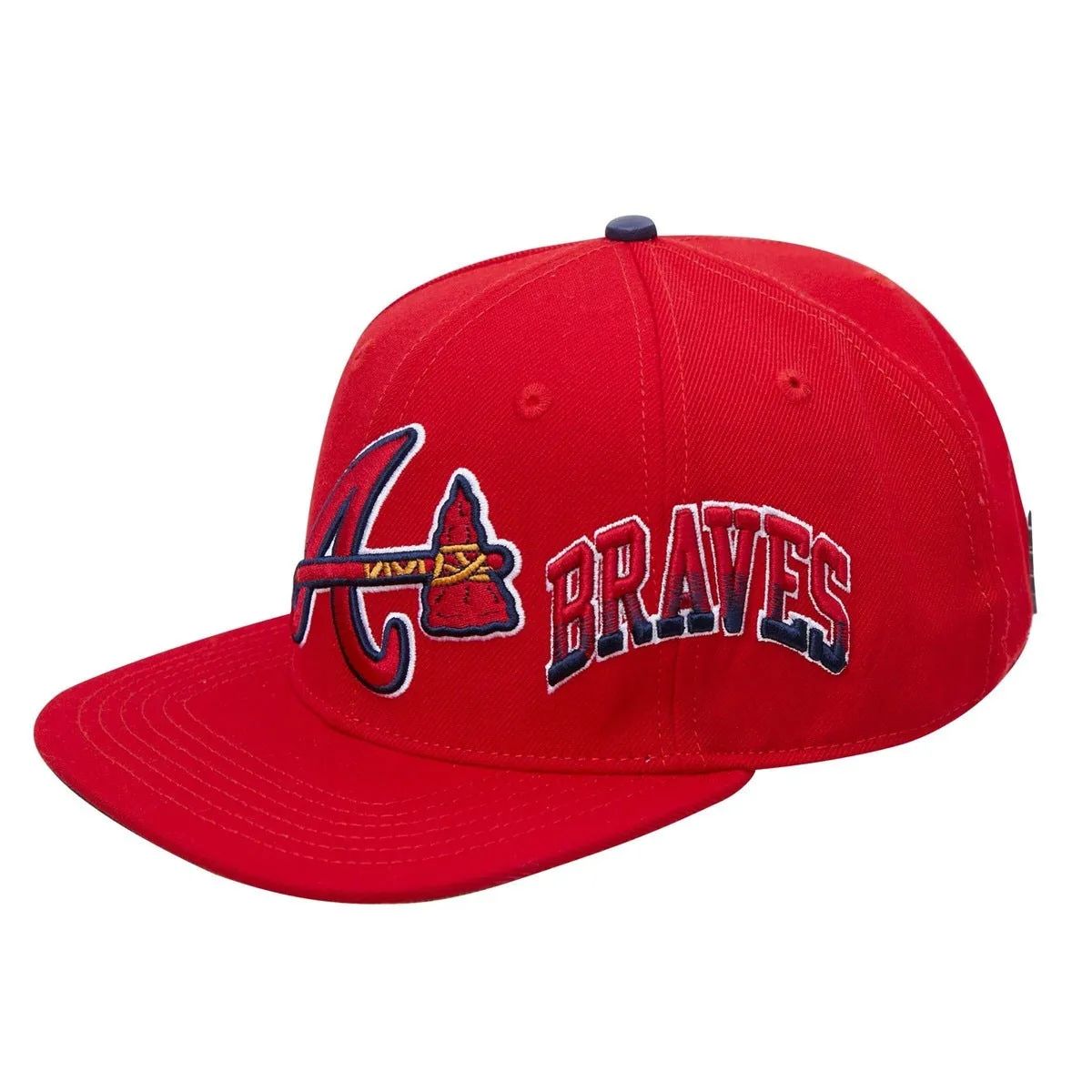 MLB ATLANTA BRAVES HOMETOWN WOOL UNISEX SNAPBACK (RED)