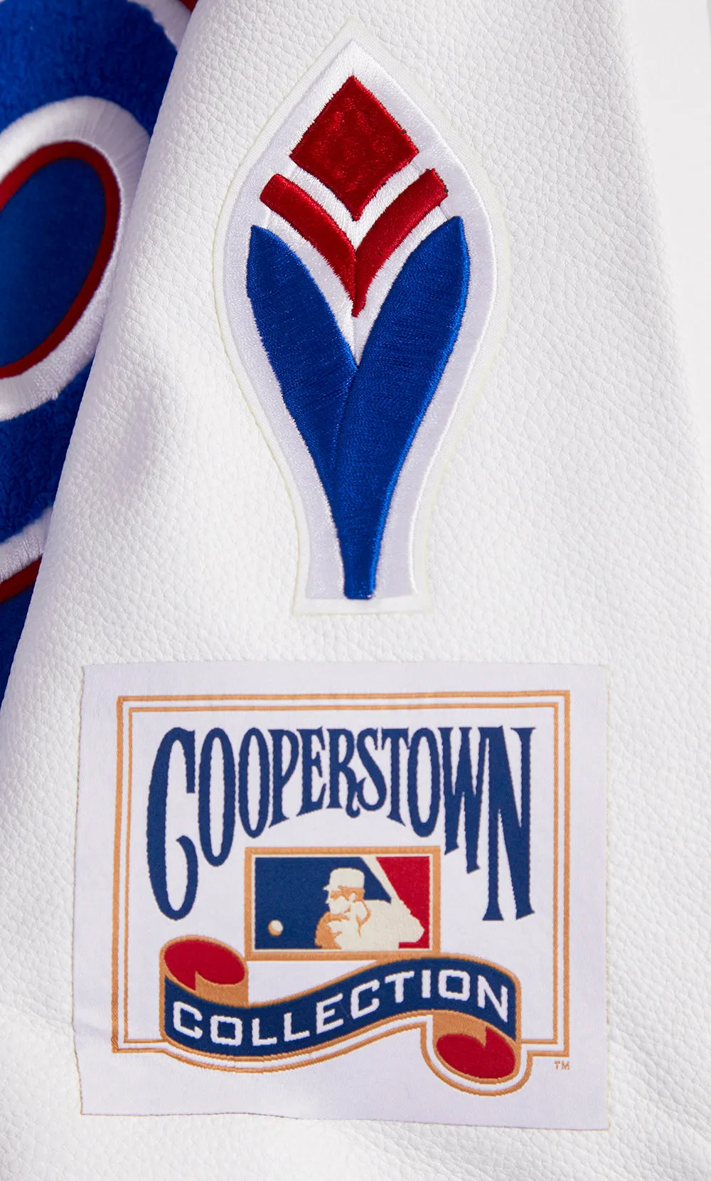 MLB ATLANTA BRAVES RETRO CLASSIC MEN'S RIB WOOL VARSITY JACKET (ROYAL BLUE/RED)