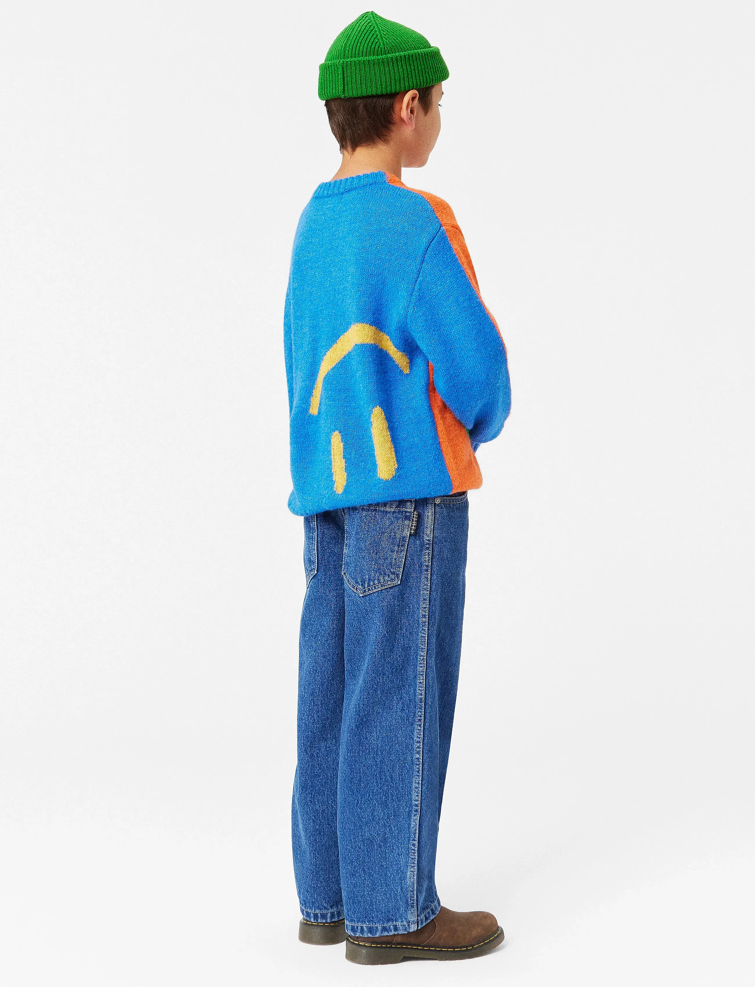 Molo Bello wool-blend sweater in orange