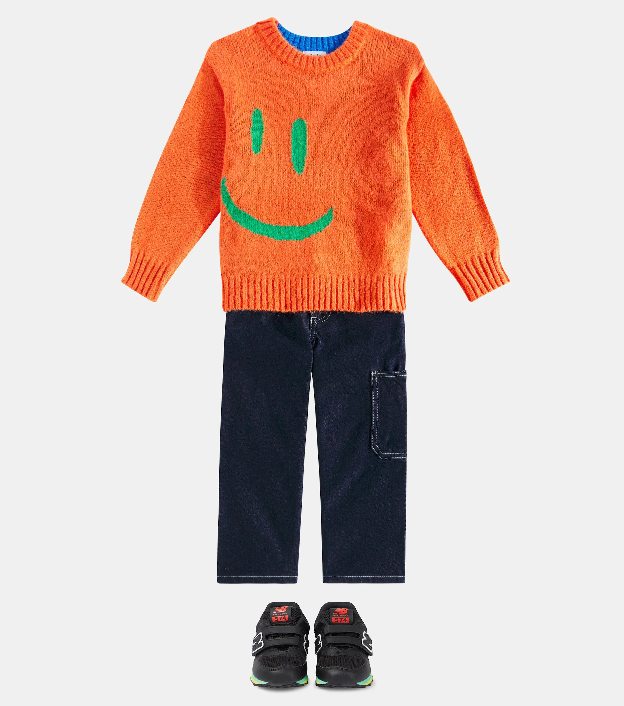 Molo Bello wool-blend sweater in orange