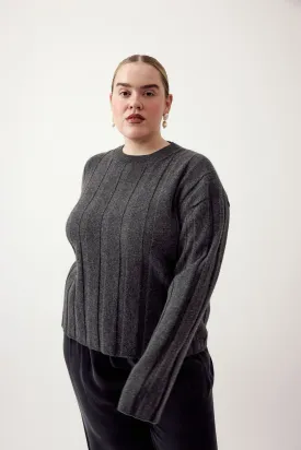 Nadine Recycled Wool Jumper Antracite