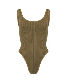 Nagnata Classic Wool Bodysuit - Fennel