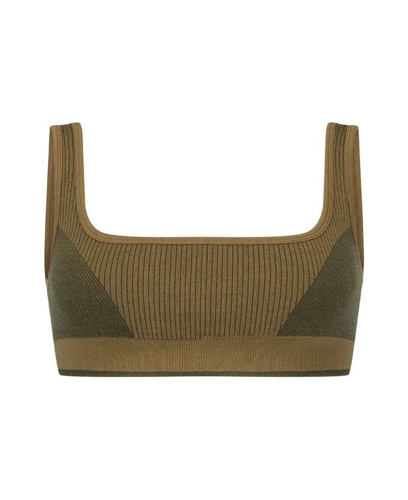 Nagnata Classic Wool Bralet - Fennel