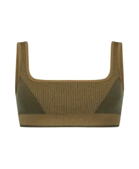 Nagnata Classic Wool Bralet - Fennel