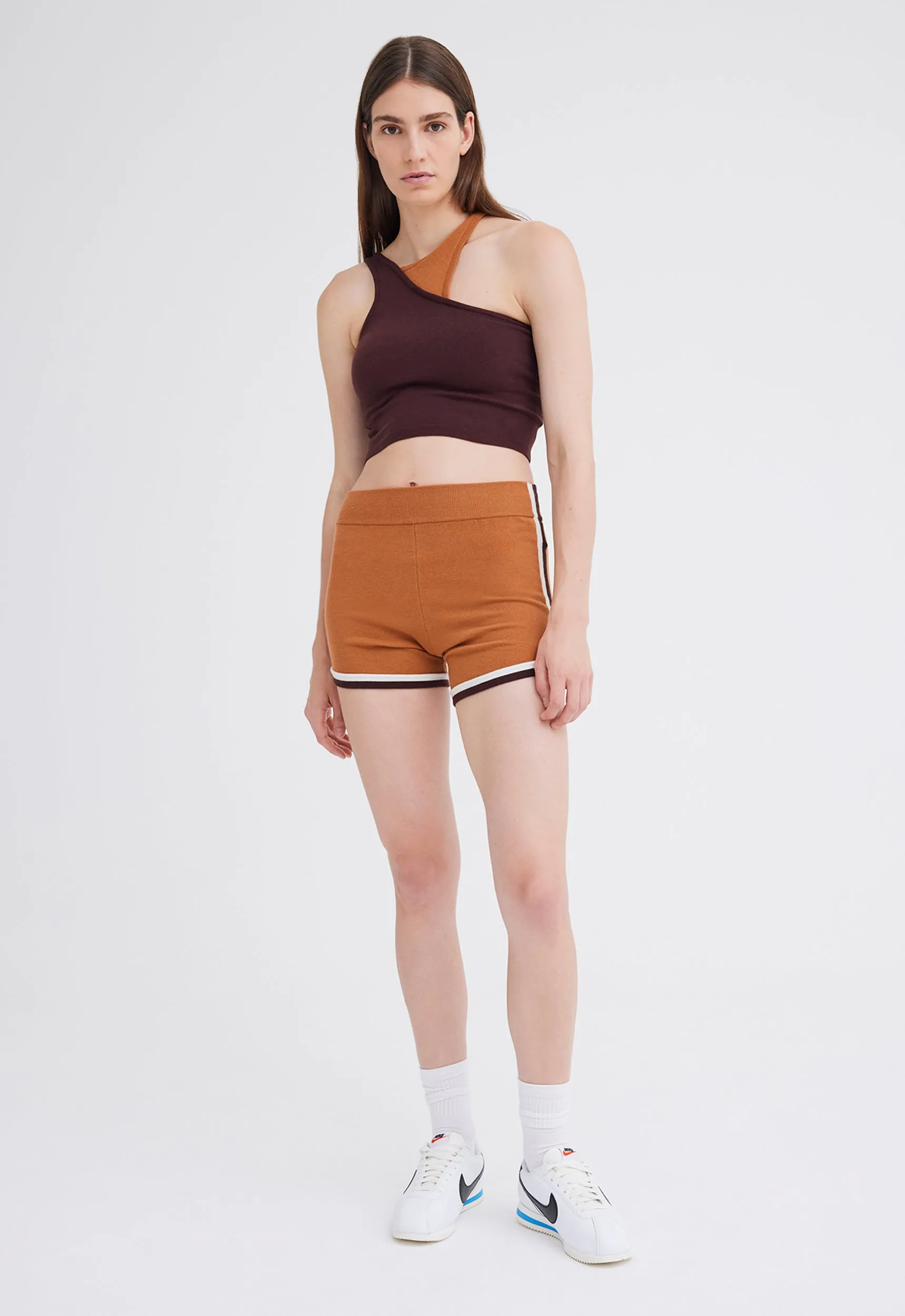 NAGNATA Retro Tank - Bronze/ Merlot