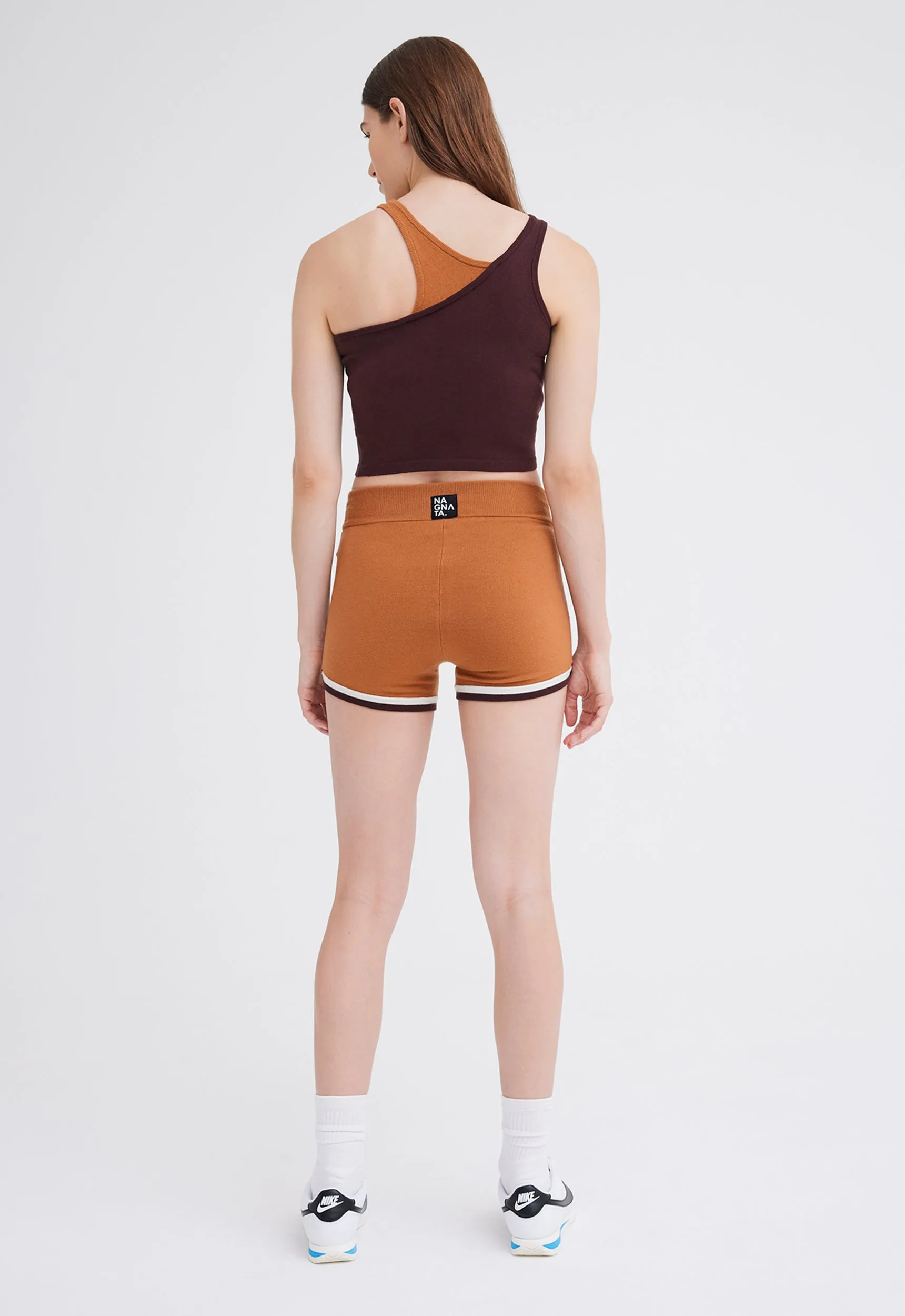 NAGNATA Retro Tank - Bronze/ Merlot