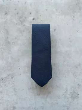 Navy Blue Cotton Neck Tie