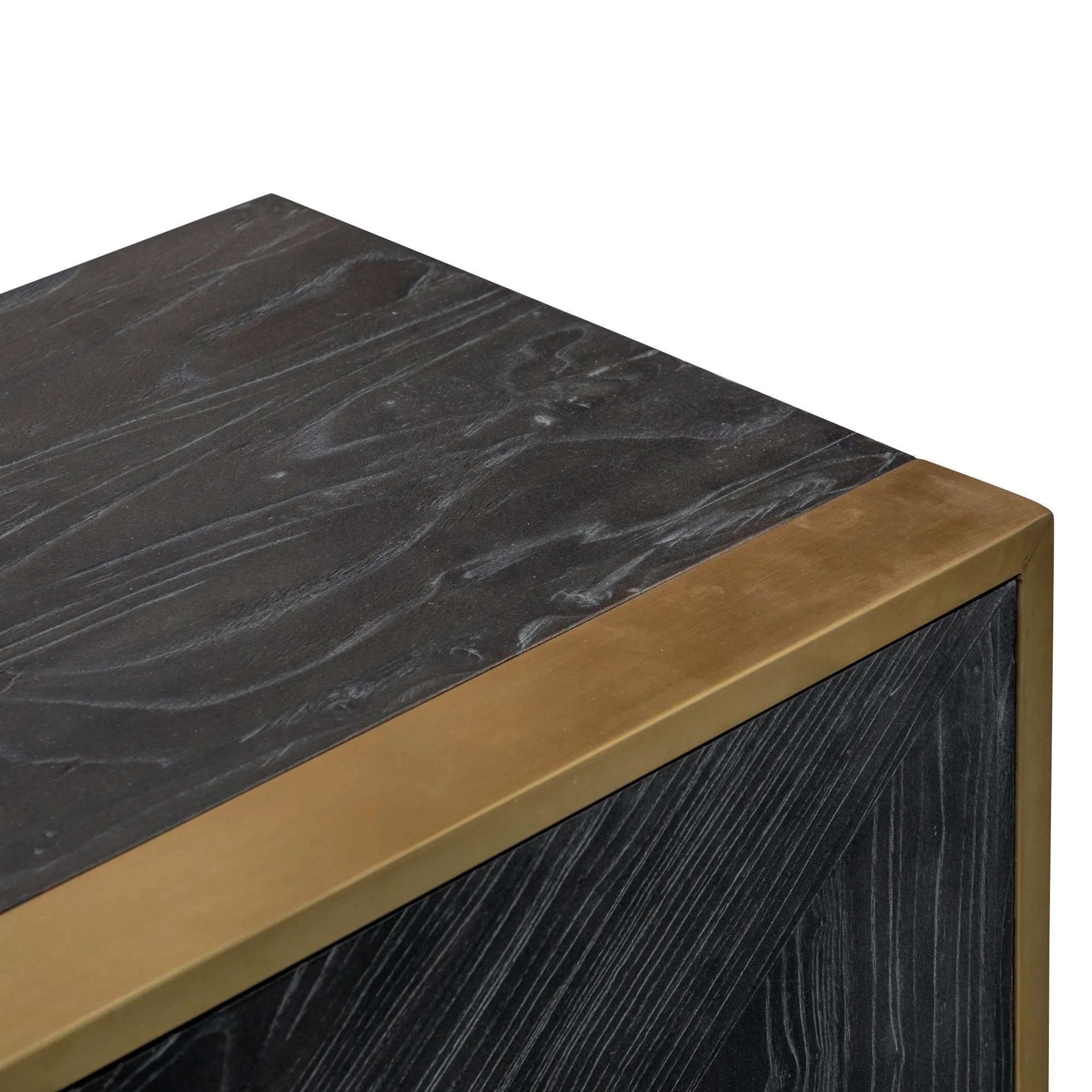 Nicole 2.2m Wooden TV Entertainment Unit - Black