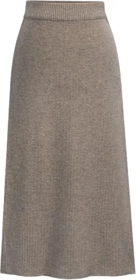 OMZIN Women's Winter High Waist Slim Knitted Thick Wool Hip Skirt Mid-Length Short Skirt