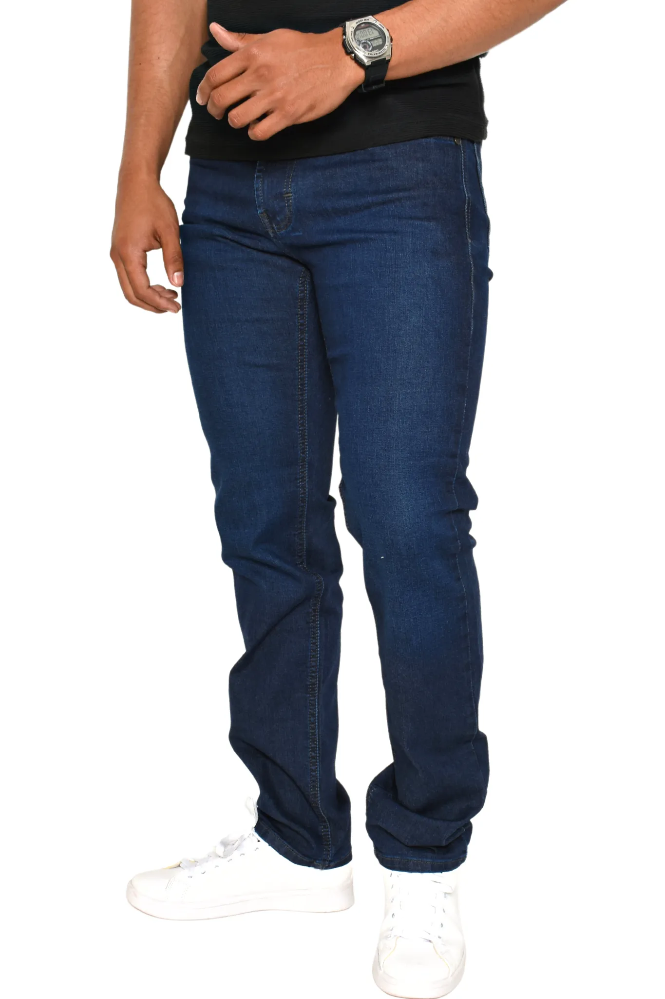 Pantalón de Mezclilla Tiempos Azul Liso Slim Cód. 82B