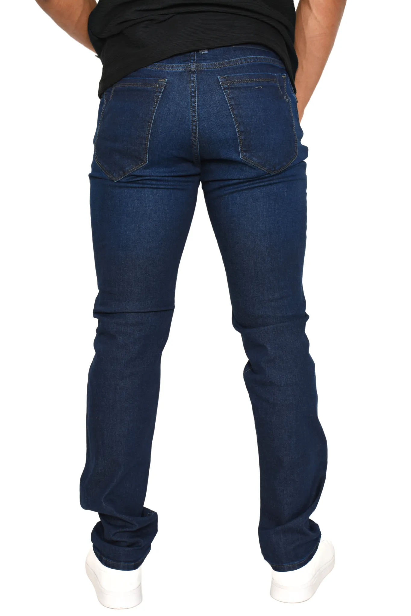 Pantalón de Mezclilla Tiempos Azul Liso Slim Cód. 82B