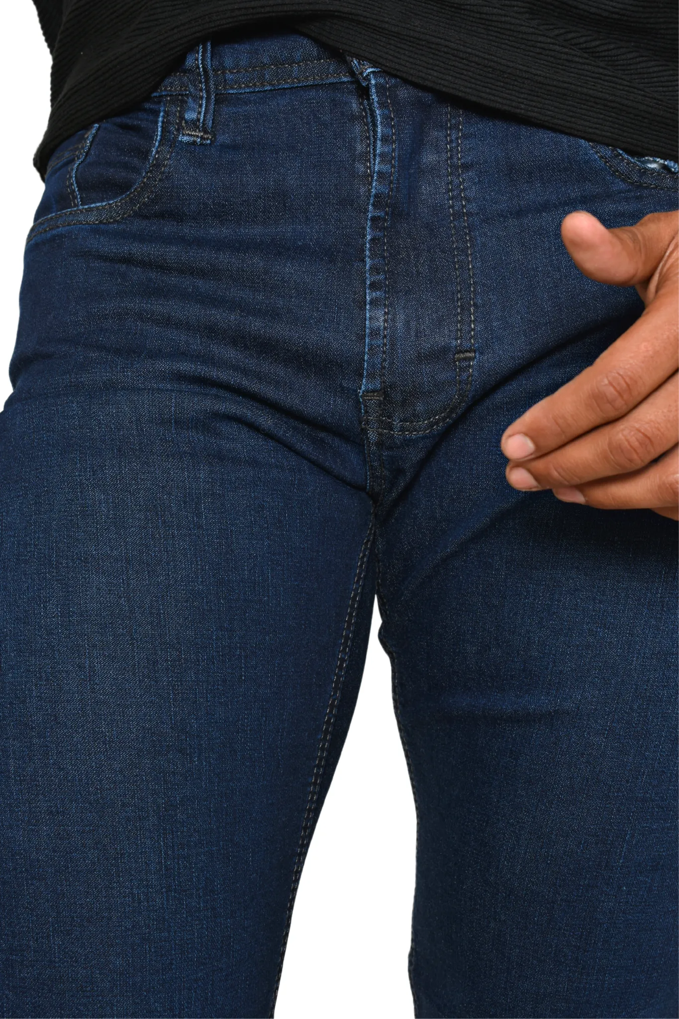 Pantalón de Mezclilla Tiempos Azul Liso Slim Cód. 82B