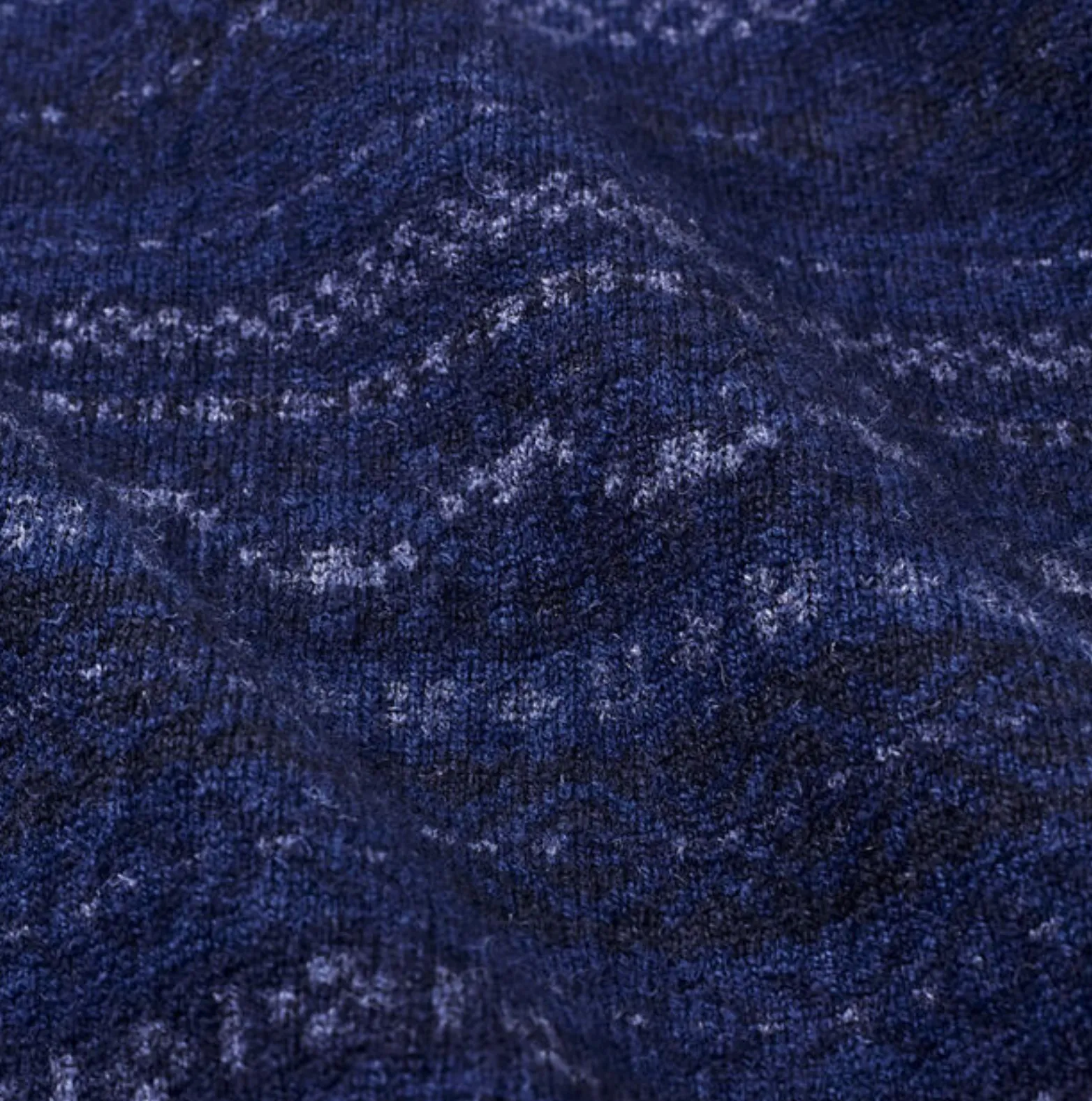 PETER MILLAR Crewneck Sweater Midnight Fairisle