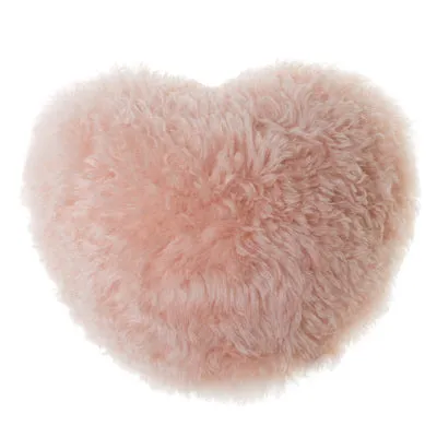 Plush Tibetan Wool Sheepskin Throw Cushion