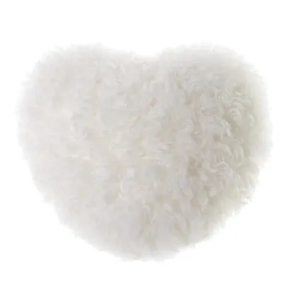 Plush Tibetan Wool Sheepskin Throw Cushion