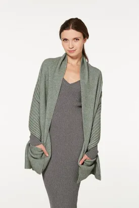 Possum Merino Wrap with Pockets