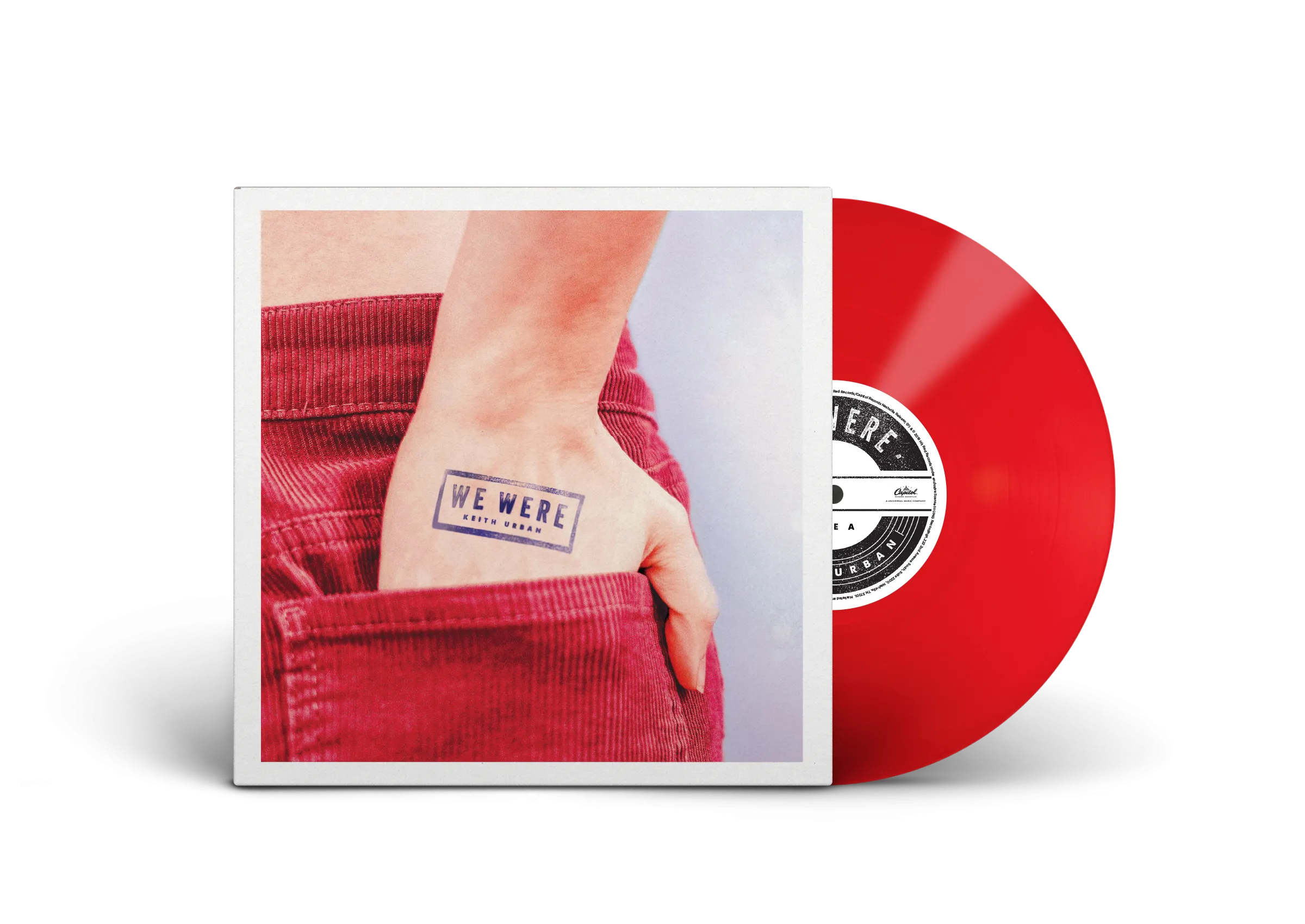 "We Were" Red Cover with Red 7" Vinyl