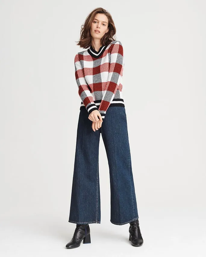 Rag & Bone Collection - Gabby V-Neck in Red