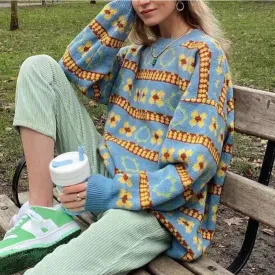 Retro Soft Knit Sweater
