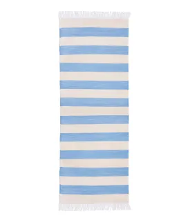 Rugby Stripe Runner in Ocean