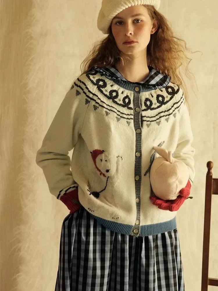 Scandinavian Childish Wool Cardigan【s0000005935】