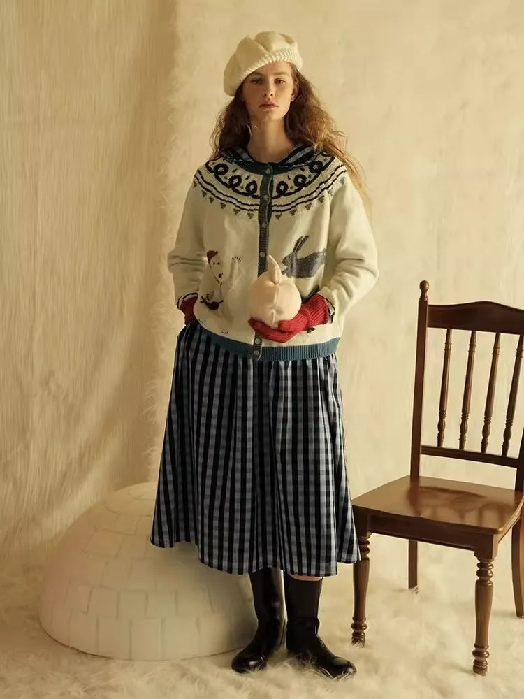 Scandinavian Childish Wool Cardigan【s0000005935】