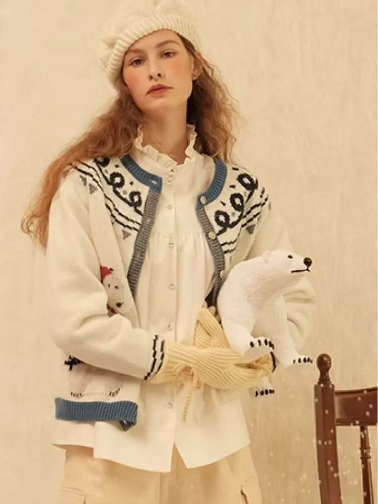 Scandinavian Childish Wool Cardigan【s0000005935】