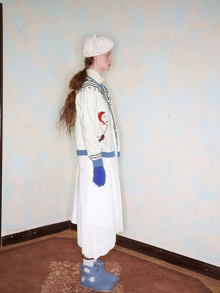 Scandinavian Childish Wool Cardigan【s0000005935】