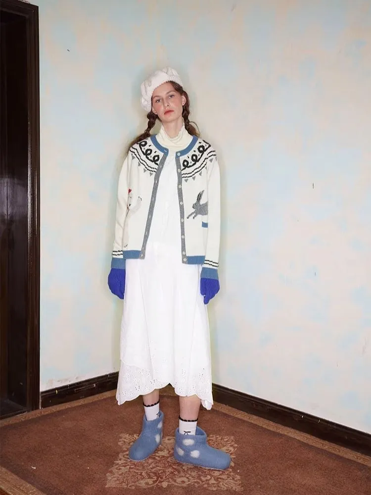 Scandinavian Childish Wool Cardigan【s0000005935】