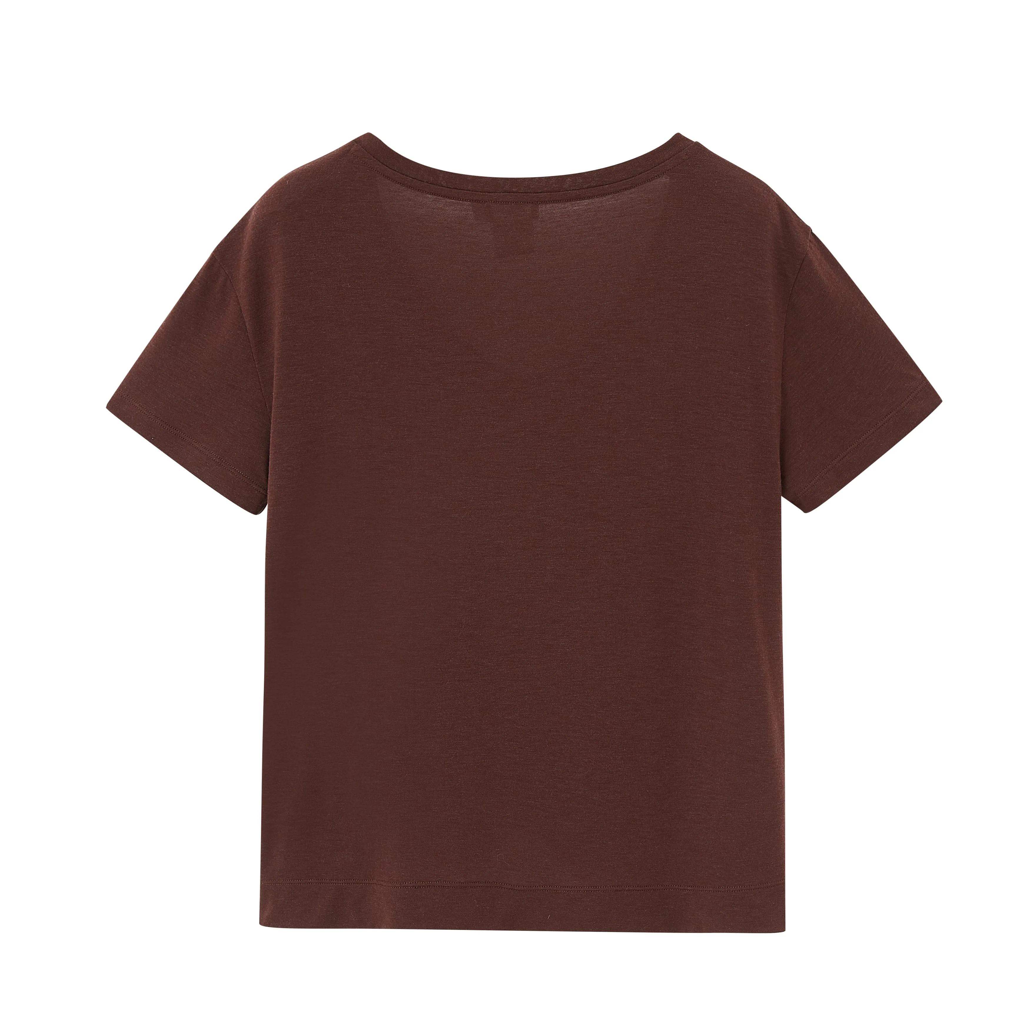 Short Sleeve Drape-Front Sweater