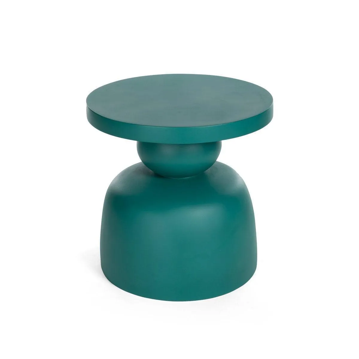 Side Table for Outdoors & Living Room | Green Side Stool