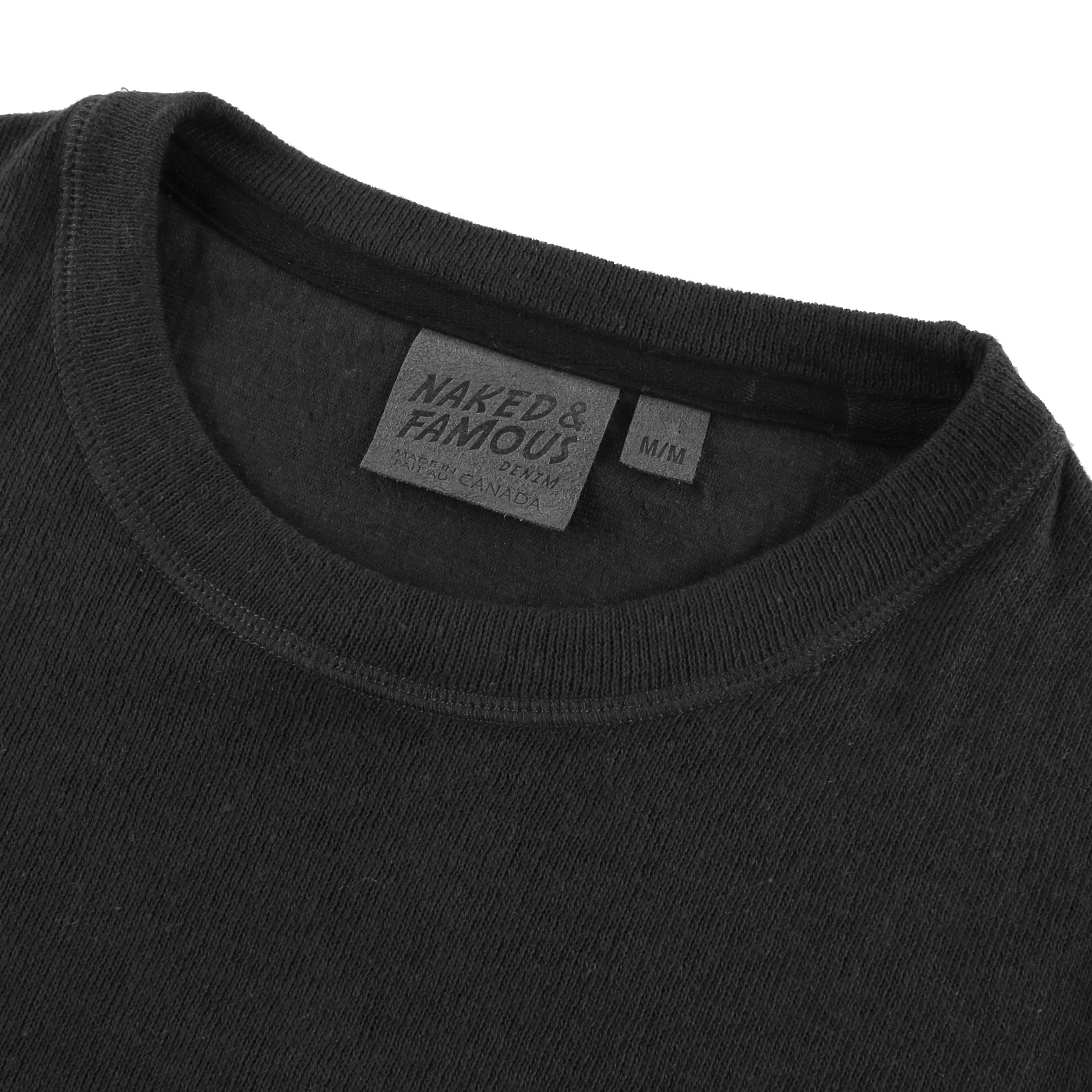 Slim Crew - Vintage Doubleface - Black