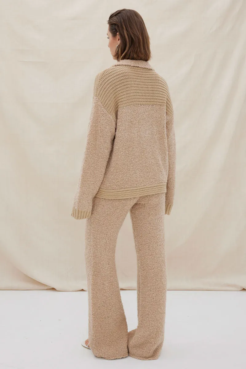 Sovere - Axis Knit Pant in Mink