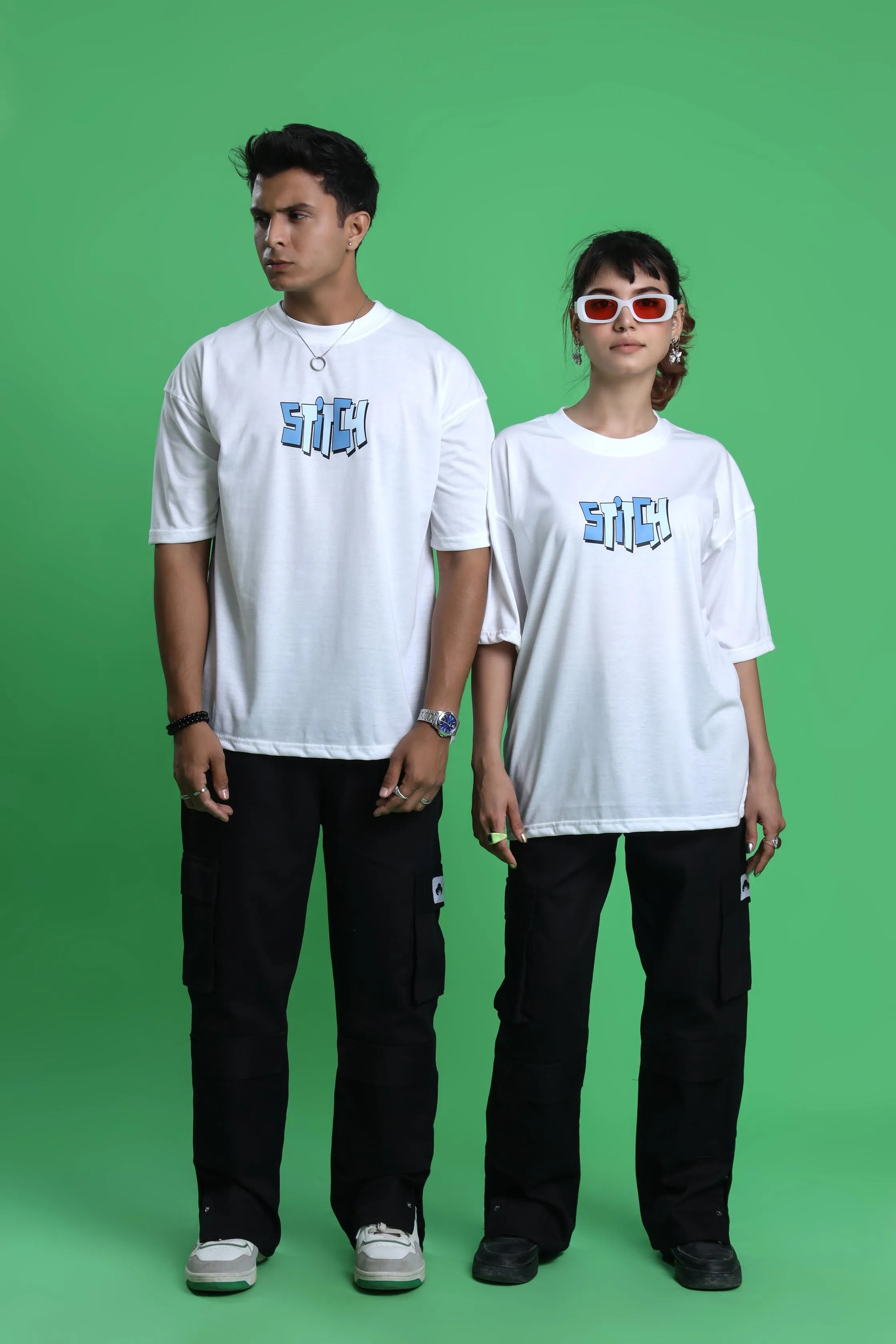 STITCH OVERSIZED T-SHIRT