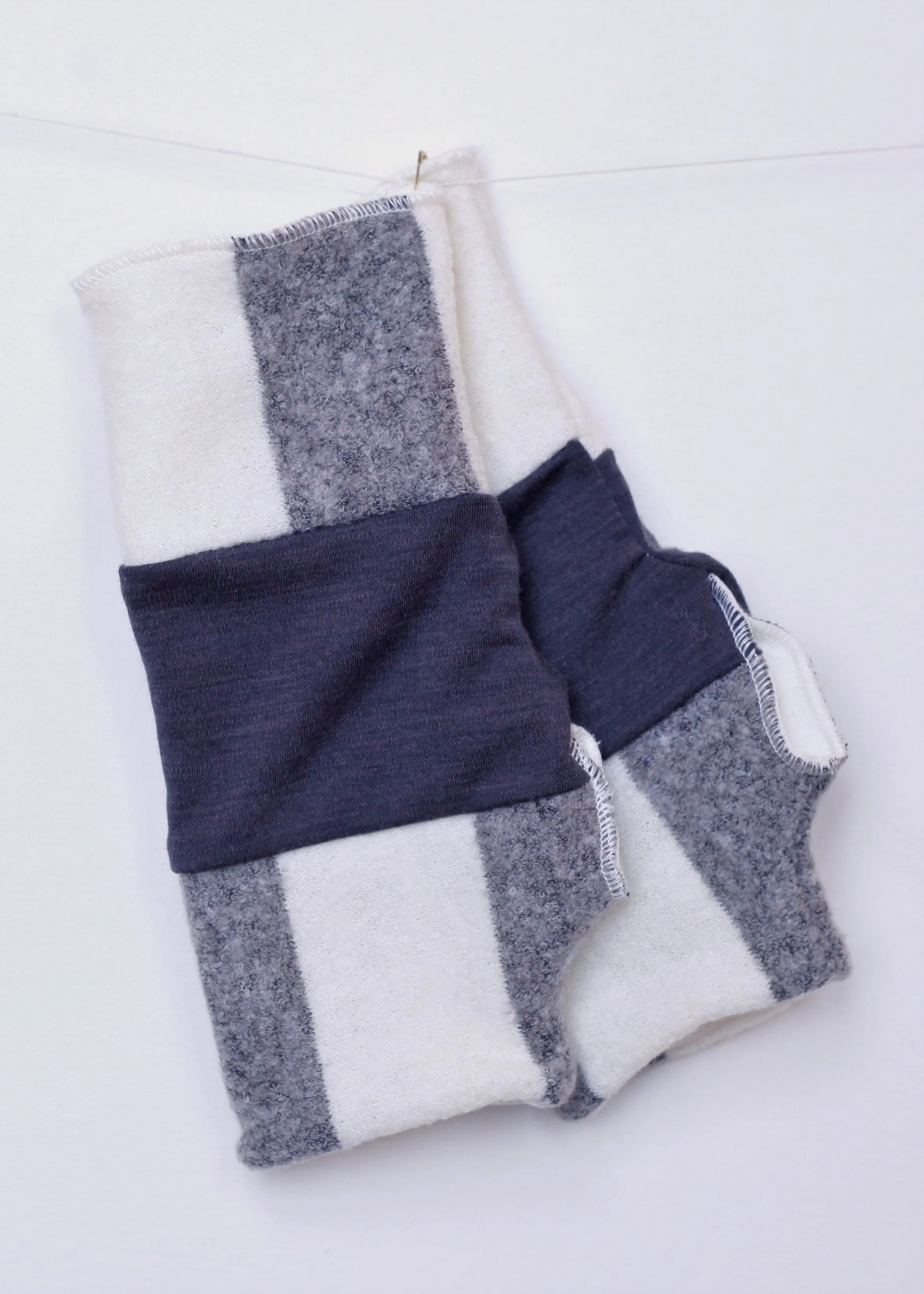 Stripe & Gray Arm Warmers