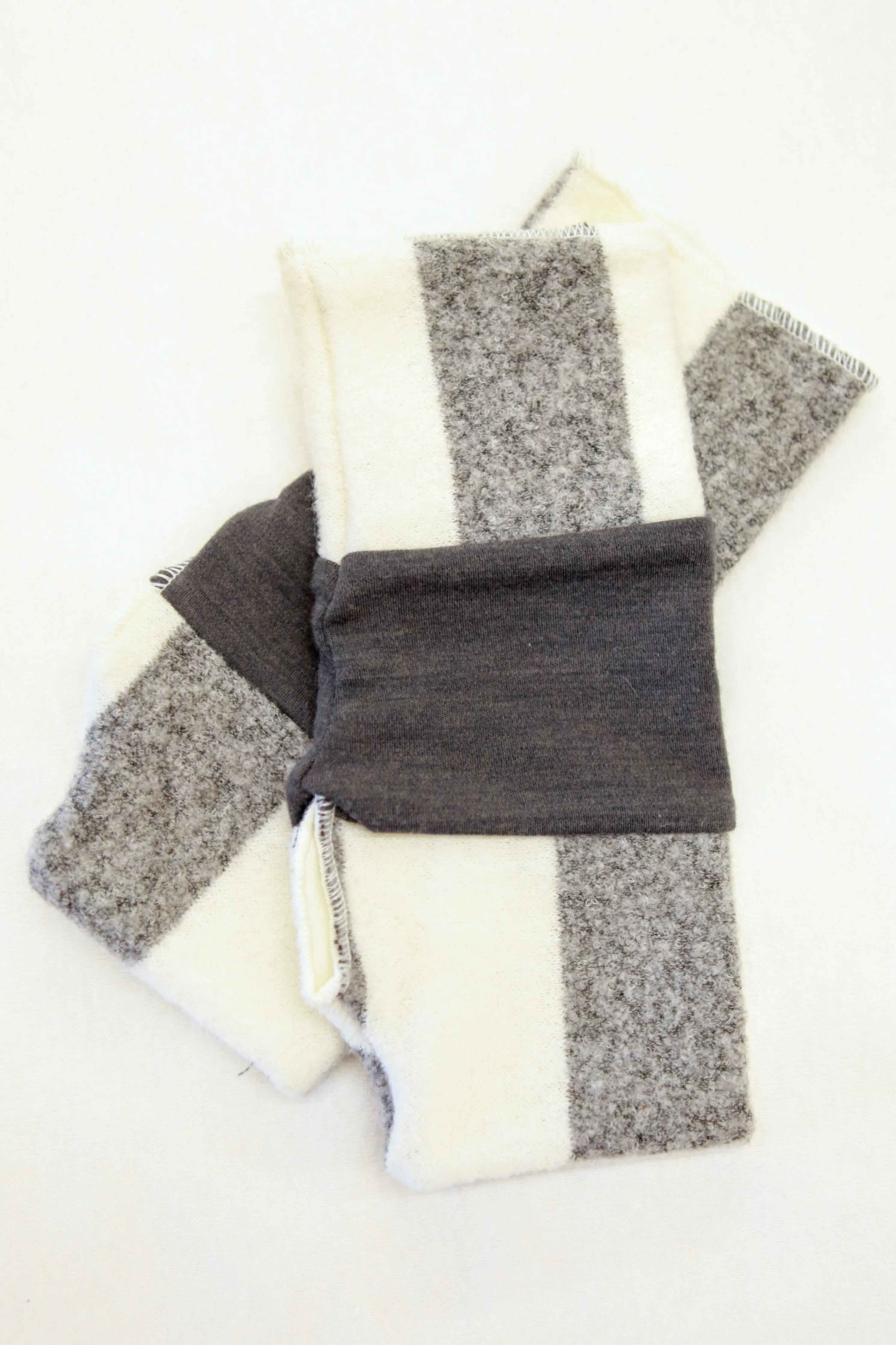 Stripe & Gray Arm Warmers