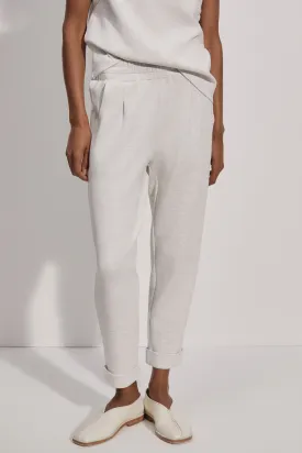 The Rolled Cuff Pant 25 - Ivory Marl