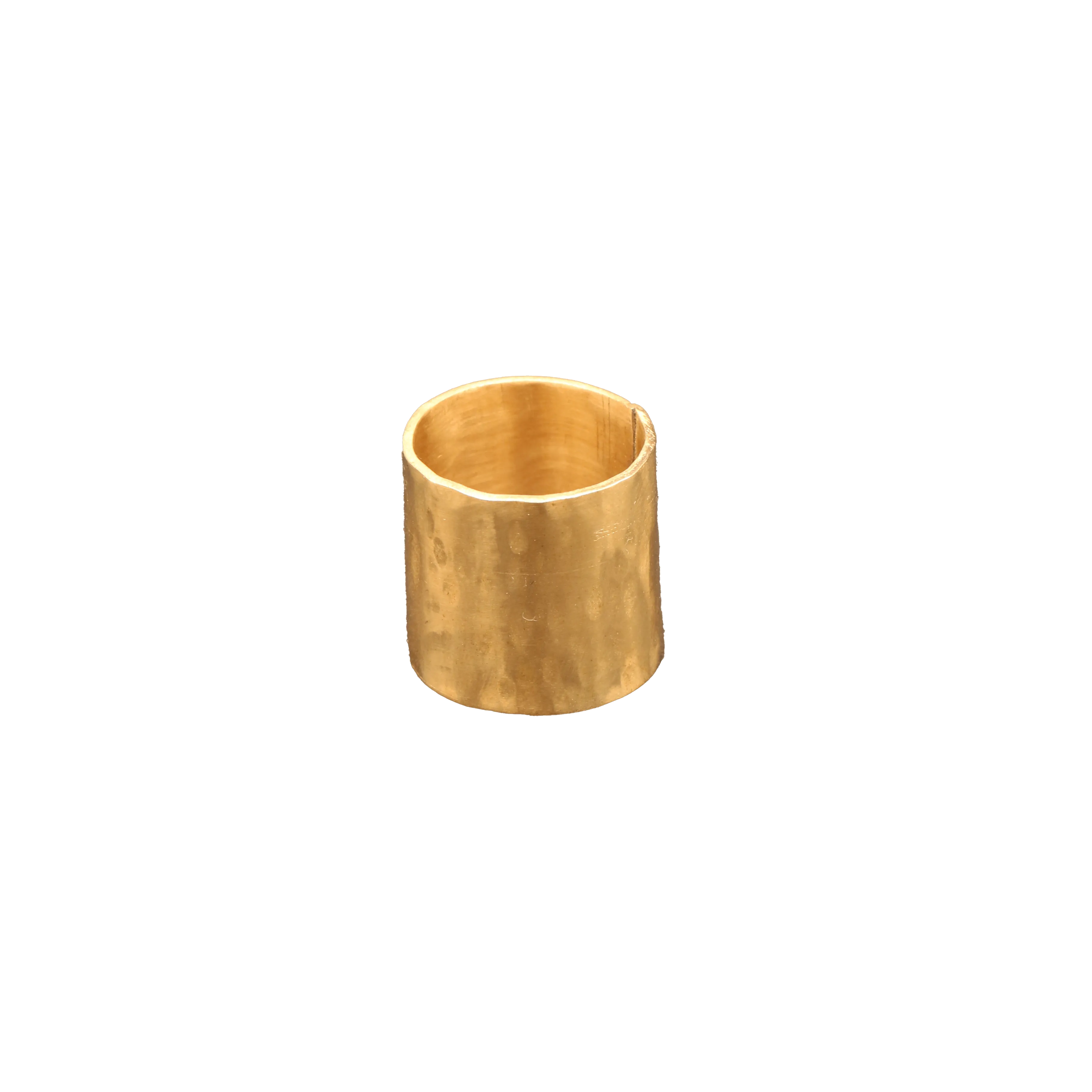 Thick Hammered Brass Rings