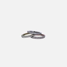 Tiny Petals Eternity Band | White Diamonds - 1.5mm