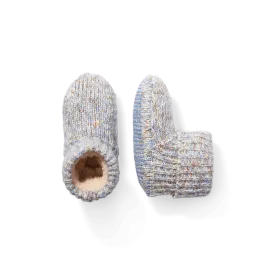 Toddler Gripper Slipper Bootie - Sherpa-Lined