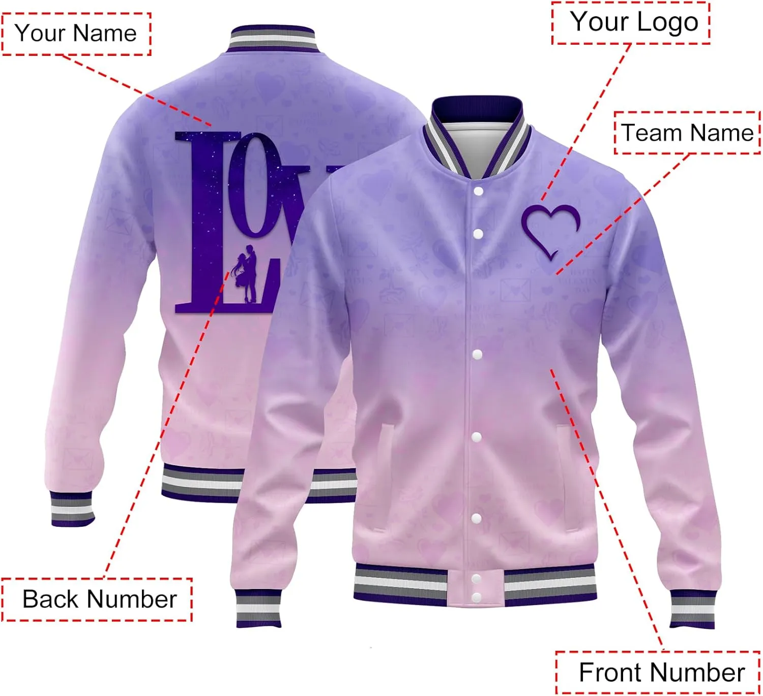 Unisex Varsity Jacket Leather Baseball Bomber Jackets Streetwear Coat Fashion Jacket