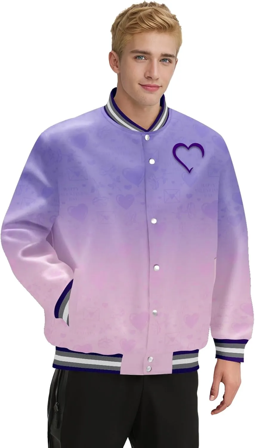 Unisex Varsity Jacket Leather Baseball Bomber Jackets Streetwear Coat Fashion Jacket