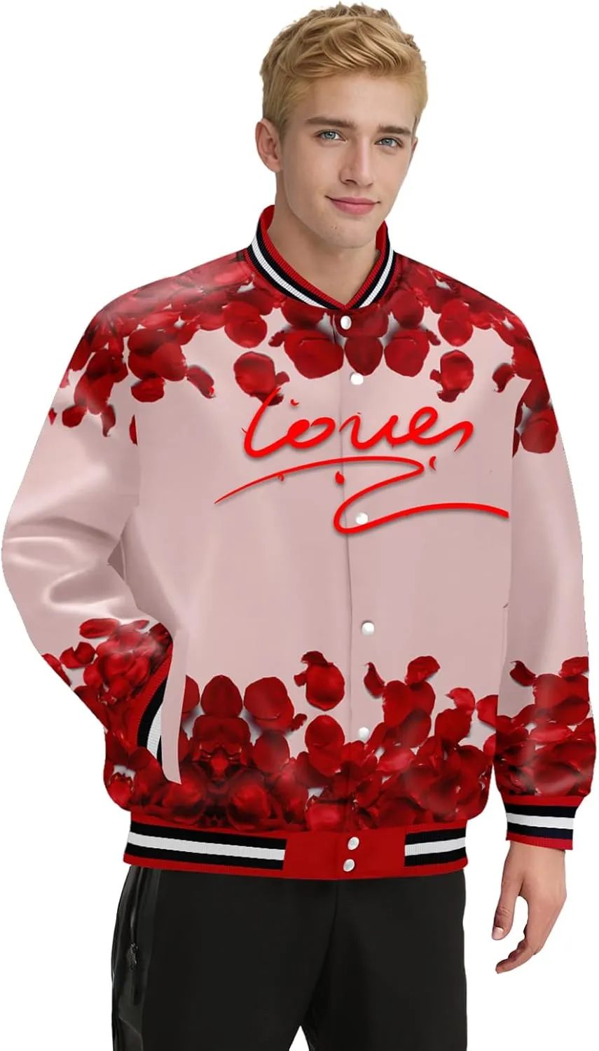 Unisex Varsity Jacket Leather Baseball Bomber Jackets Streetwear Coat Fashion Jacket