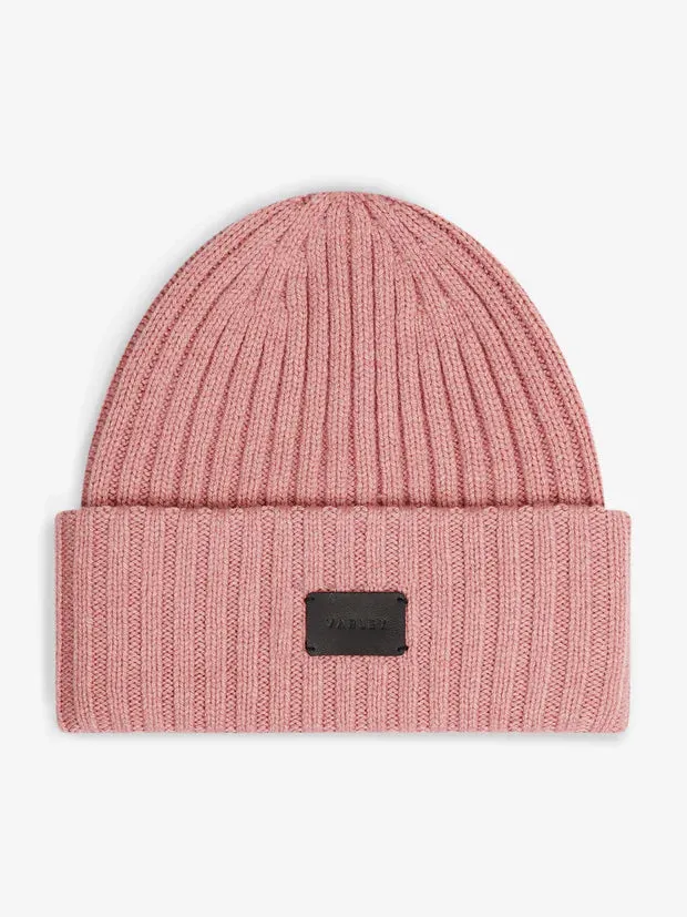 Varley Elva Chunky Rib Beanie - Rose Blush