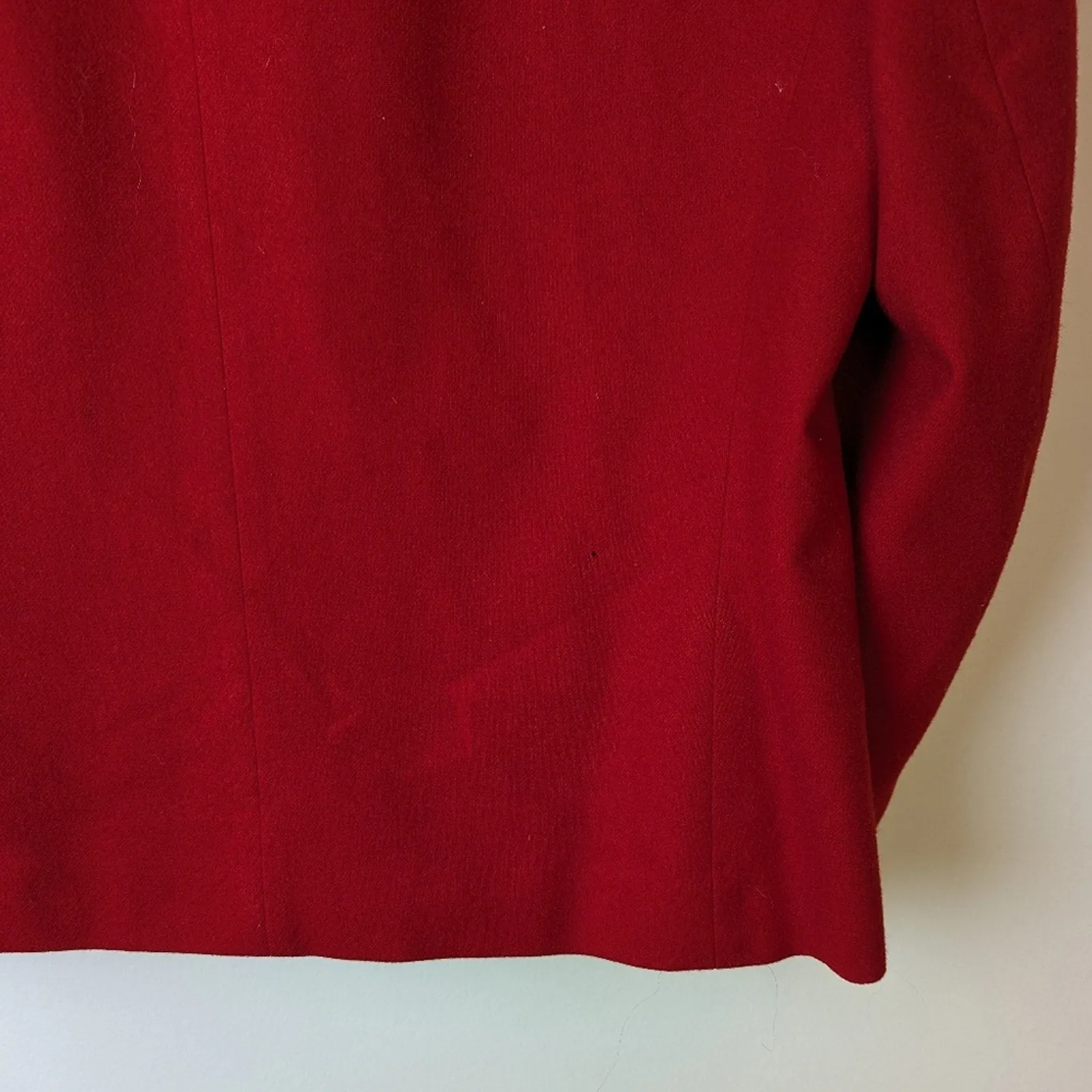 Vintage Pendleton Red  Wool Blazer / 18R