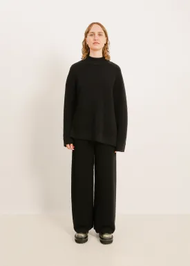 W24 | RUEBEN KNIT SWEAT / BLACK