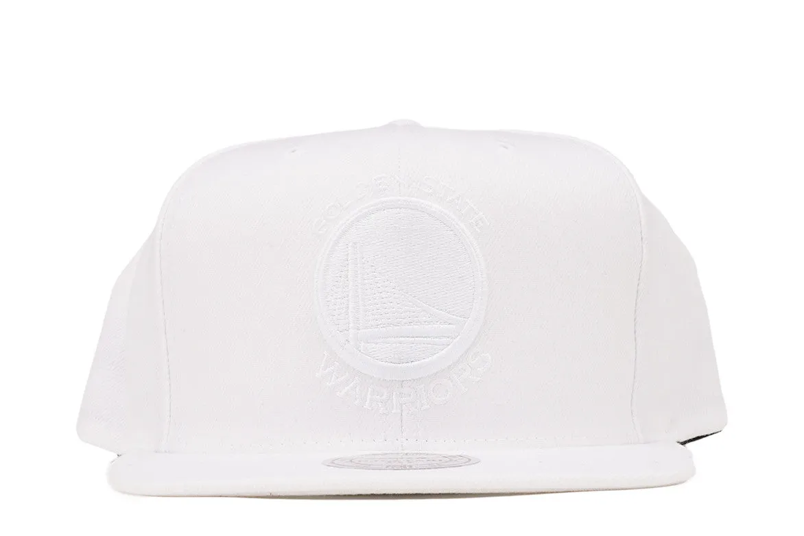 WARRIORS TONAL SNAPBACK - WHITE